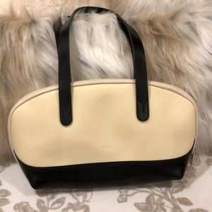 Furla shoulder bag, black and ivory, darling bag!